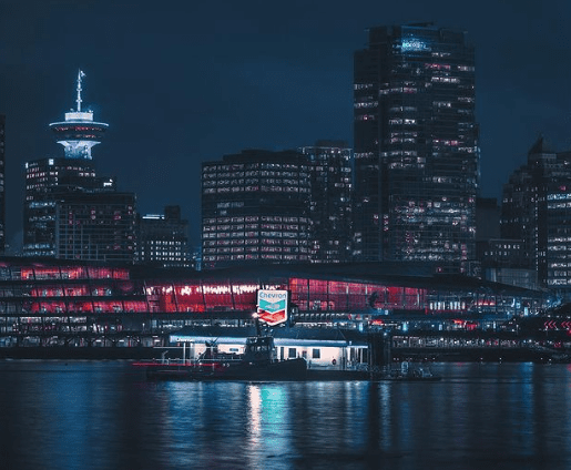 Vancouver Port Floating Gas Station 
